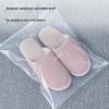 Waterproof PE Shoe Storage Bag with Zipper: Transparent, Dust-Proof, Moisture-Resistant Cover for Travel