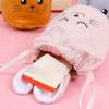 10PCS Easter Bunny Gift Bags Velvet Rabbit Pouch for Valentines Chocolate Candy Wedding Birthday Party Favor Packing