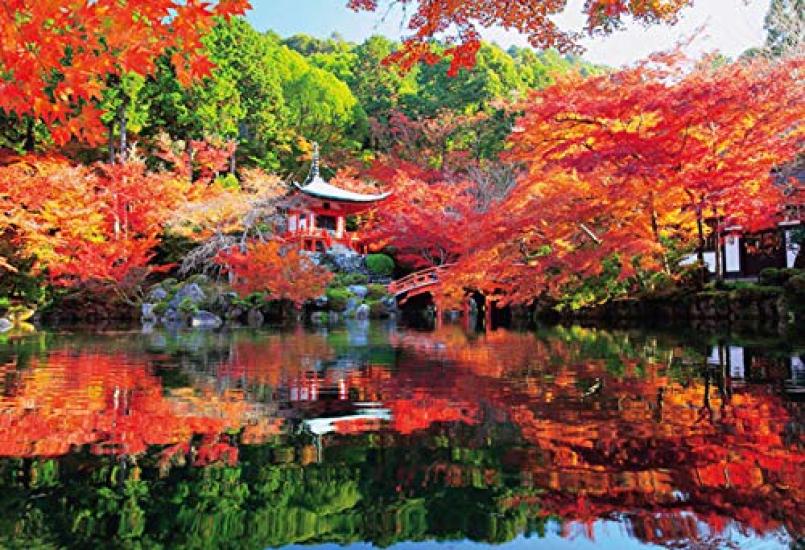 

300-piece jigsaw puzzle: Daigoji Temple in autumn colors (26 x 38 cm)