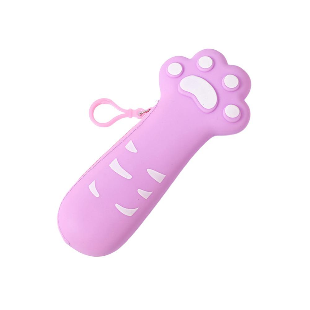 Simulated Fruit Pencil Case Silicone Stationery Pouch Portable Pen Bag  School Office