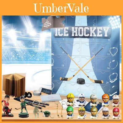 Hockey Advent Calendar With Gift Box For Christmas Party And Holiday Celebration