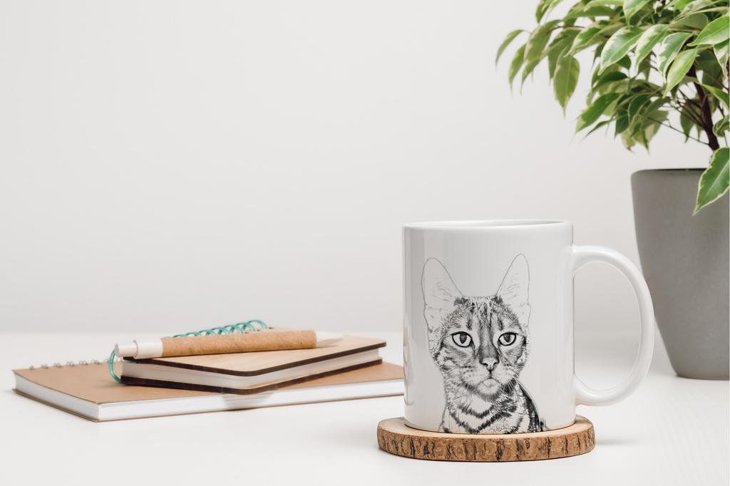 Toyger - cat mug, personalized mug with print, classic gift for everyone from the Art-Dog brand