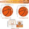 150 PCS Basketball Plates and Napkins Supplies - Dinner & Dessert Plates, Napkins for Basketball Birthday Party Decorations, Serves 50