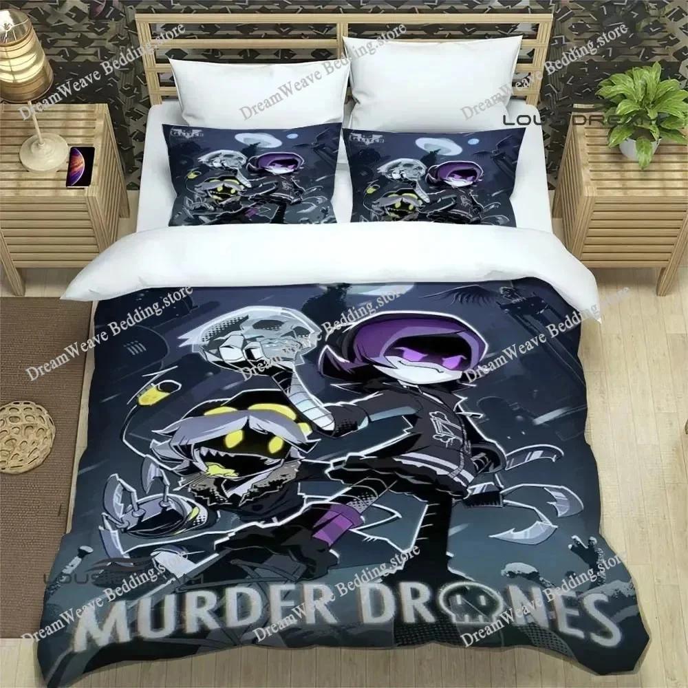 Cartoon M-Murder Drones Bedding Sets Exquisite Bed Supplies Set Duvet Cover Bed Comforter Set Bedding Luxury Quilt Cover963963