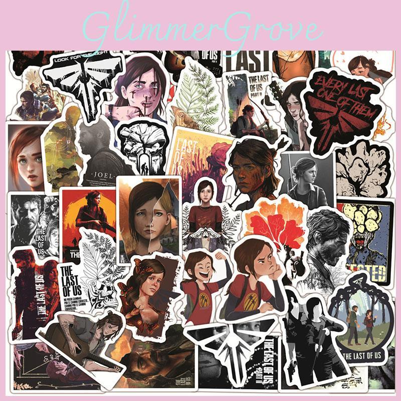 50pcs The Last Of Us Waterproof Reusable Adhesive Sticker Decoration For Phone/laptop/case