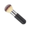 Pędzel do makijażu z pudrem sypkim Miękkie puszyste włosie Wygodny uchwyt Pędzel kosmetyczny do makijażu Czarny