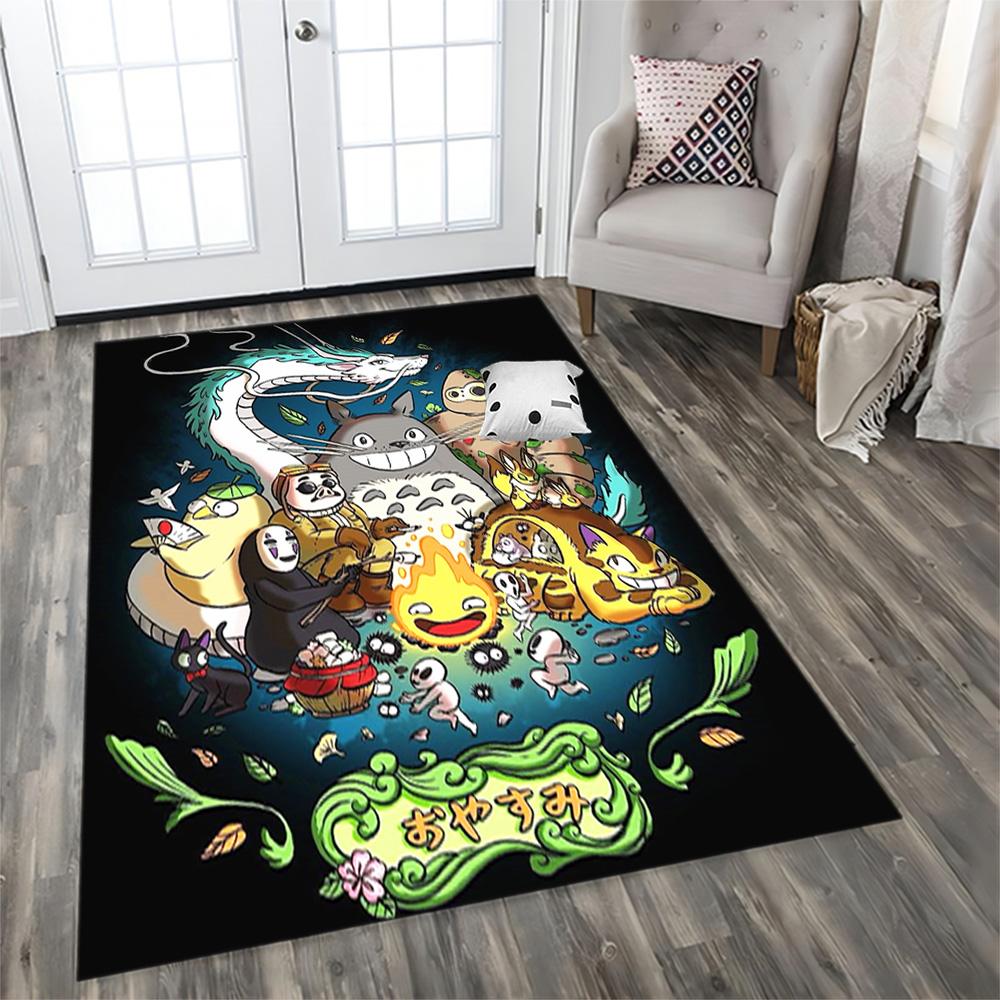 My Neighbor Totoro Fantasy for Living Room Rug, Bedroom, Study Room, Hallway Decoration, Perfect for Home Decoration or Holiday Gifts