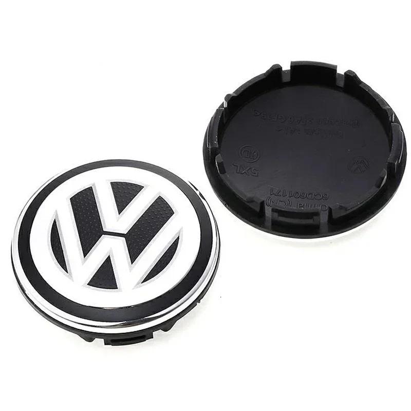 B6 VW For Volkswagen 4pcs 55mm 56mm 65mm 63mm Car Styling Wheel Center Cap Hub Covers Badge Accessories For VW Volkswagen Golf S