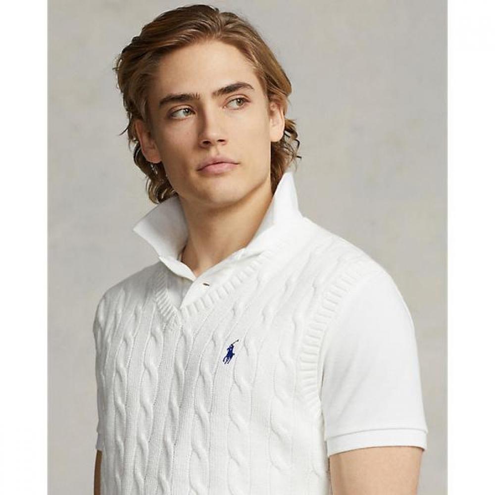 Polo Ralph Lauren Men S Cable Knit Cotton Sweater veSt  mnpoSwe1cm20079100 