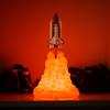 3D Printing Space Shuttle Lamp USB LED Children Baby Night Light Room Decor 110-220V