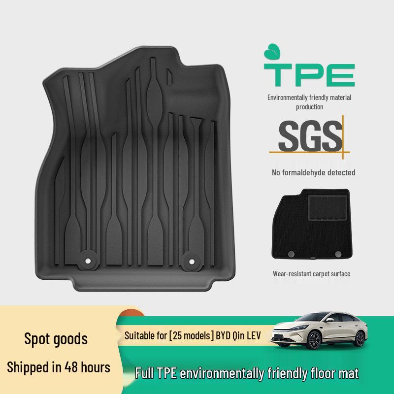 All-Weather TPE Floor Mats & Trunk Liner for 25 BYD Qin L EV Cars
