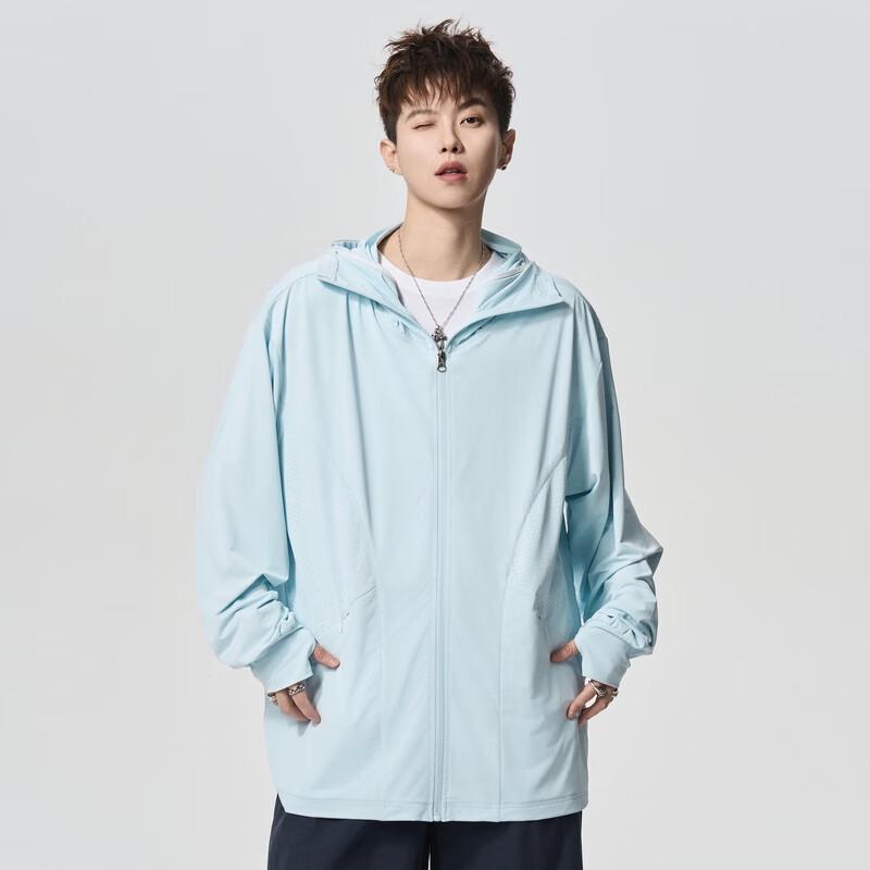 Fengxun Men s UPF50+ Hooded Sun Protection Jacket L