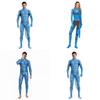 Avatar Inspired Halloween Costume Milk Silk Bodysuit For Fantasy Role Play