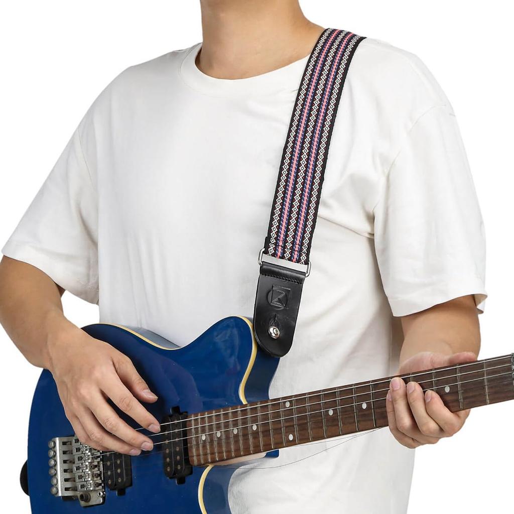 Kikutani 50mm KSTR-309 Guitar/Bass Strap, Wide, 950-1,620mm