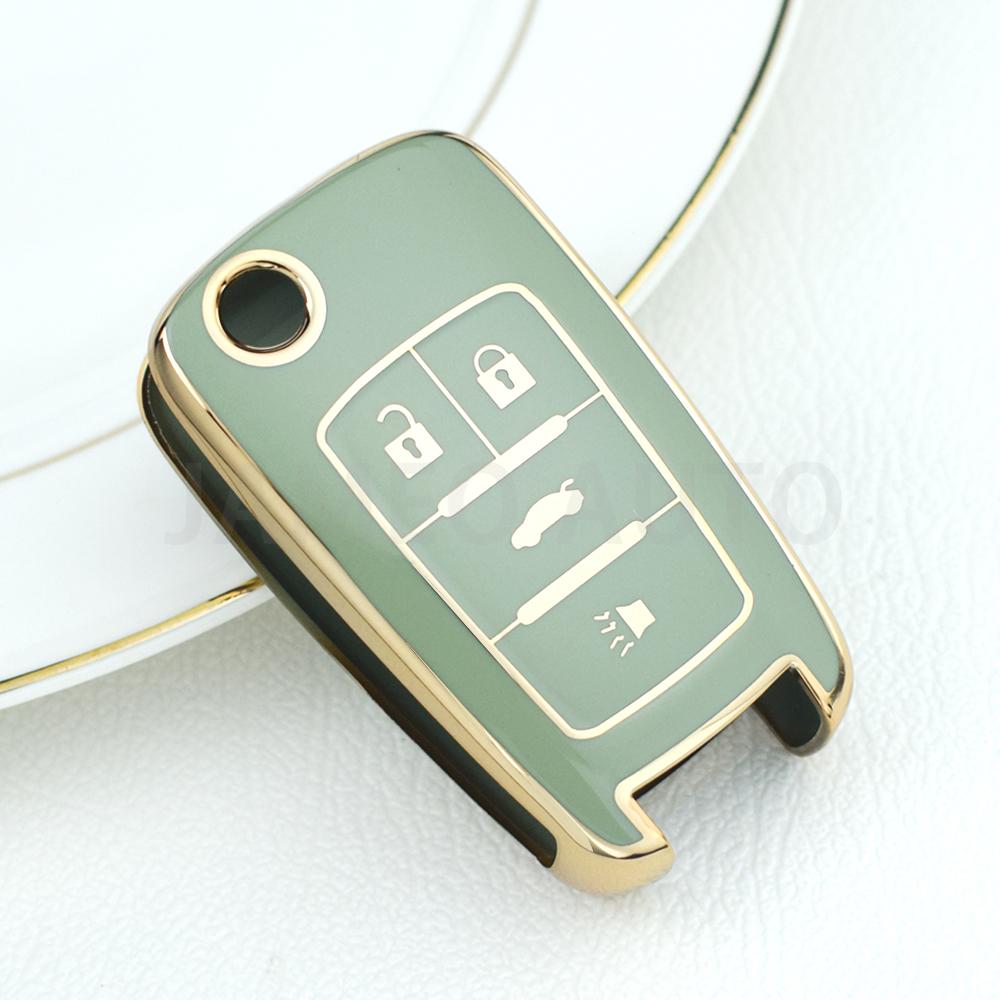 2/3/4/5 Buttons Car Flip Key Cover Case For Chevrolet Cruze Aveo For Buick Opel Corsa Antara Zafira Meriva Insignia Keychain