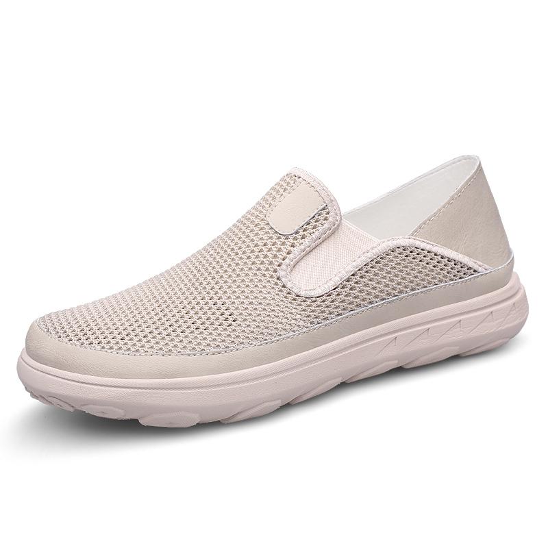 

Summer Hollow Out Loafers Men Casual Shoes Large Size Breathable Man Moccasins Men s Flat Sneakers Slip On Flats Driving Shoes 38