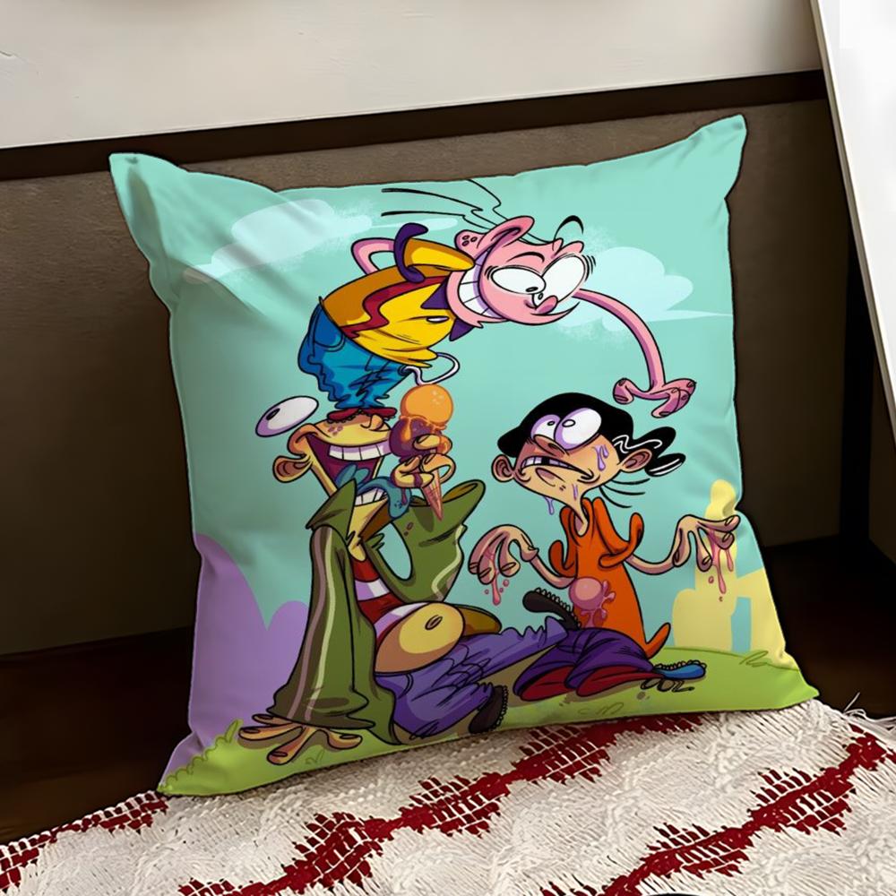 EEd Edd n Eddy Cushion Cover Reversible Soft Durable Pillow Cover Home Car MultiScene Use for Daily Comfort