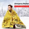 1-5PCS Emergency Thermal Blanket Waterproof Windproof Blankets for Outdoor Survive First Aid Blanket Foil Thermal Rescue Blanket