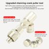 Practic Mtb Biciclete Biciclete Manivelă Roată Extractor Suport inferior Ciclism Crankset Pedal Remover Instrument de reparare Argintiu