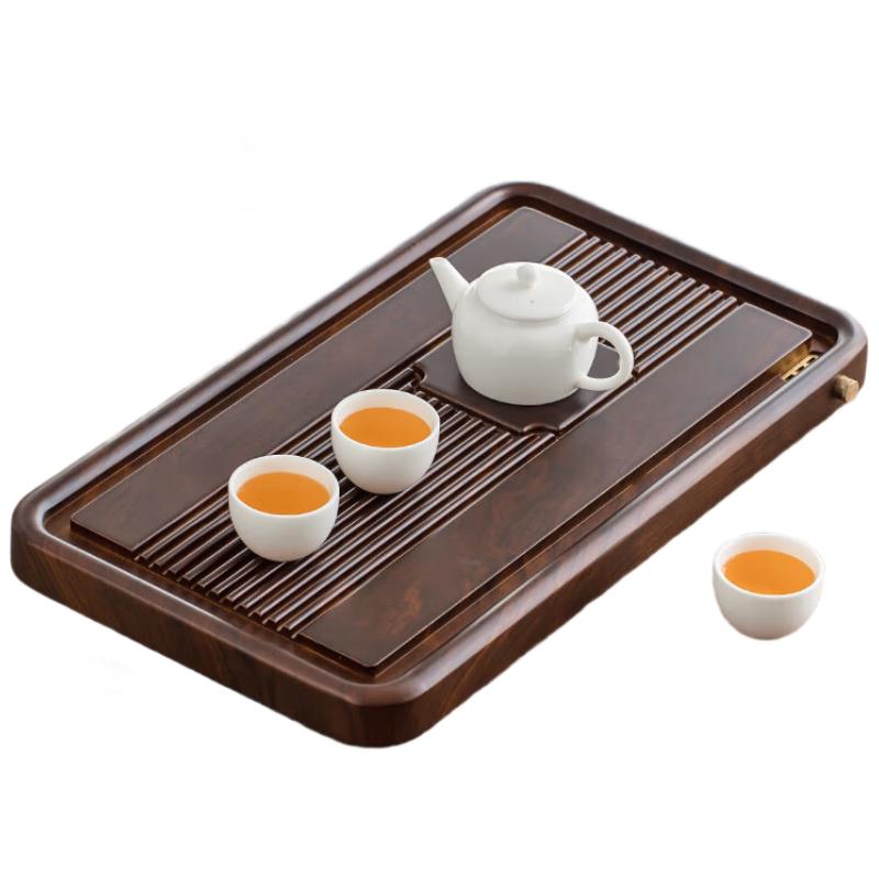 

Ancient Charm Bamboo Tea Tray with Drainage