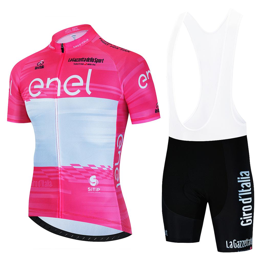 Summer Tour De Italy Team Sports Set Sportswear Jersey Men's Cycling Blouse Mtb Outfit 2023 Uniform Bib Shorts Clothing