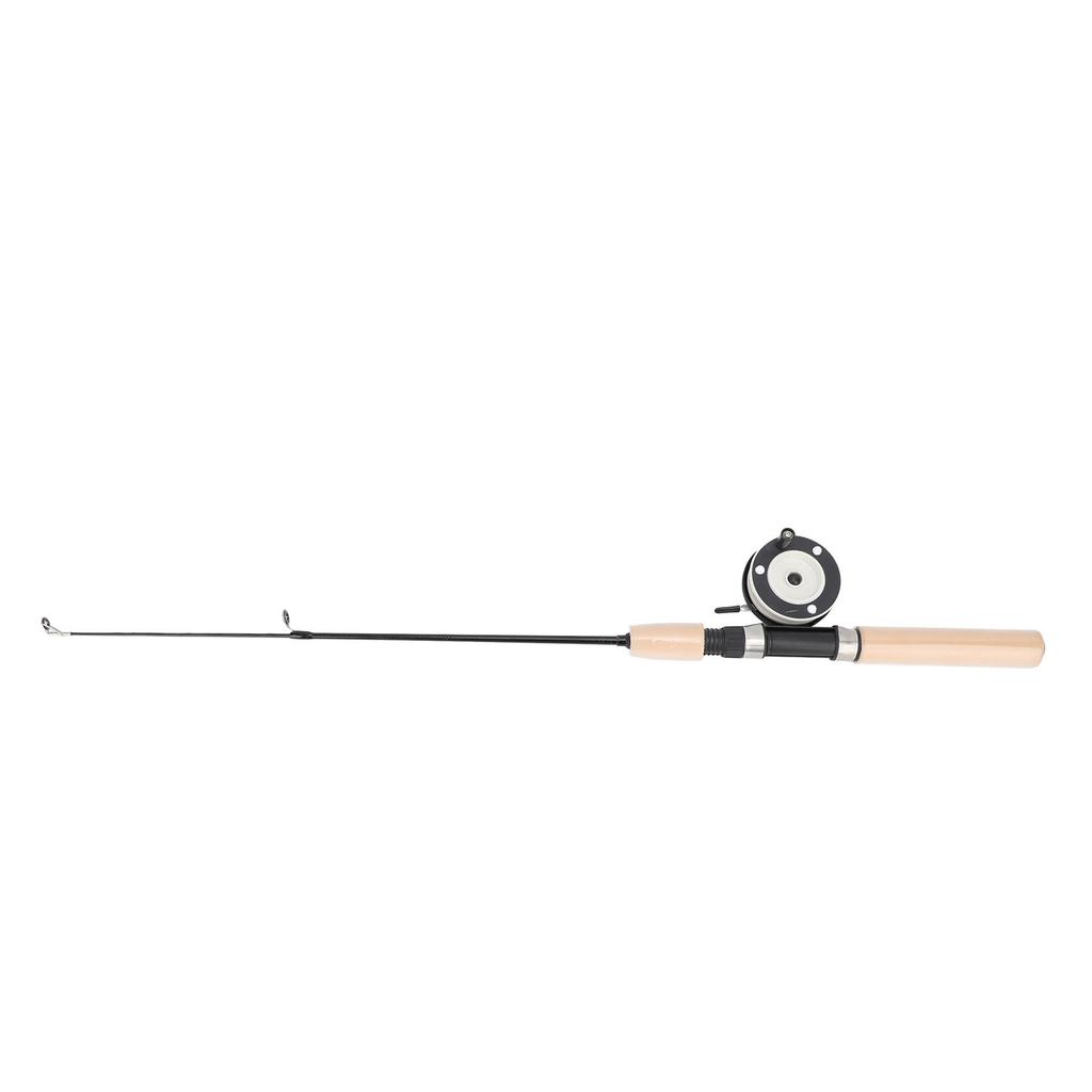 75cm Ice Fishing Rod Reel Fishing Line Ice Scoop Complete Kits with Carrier Bag Ice Fishing Gear