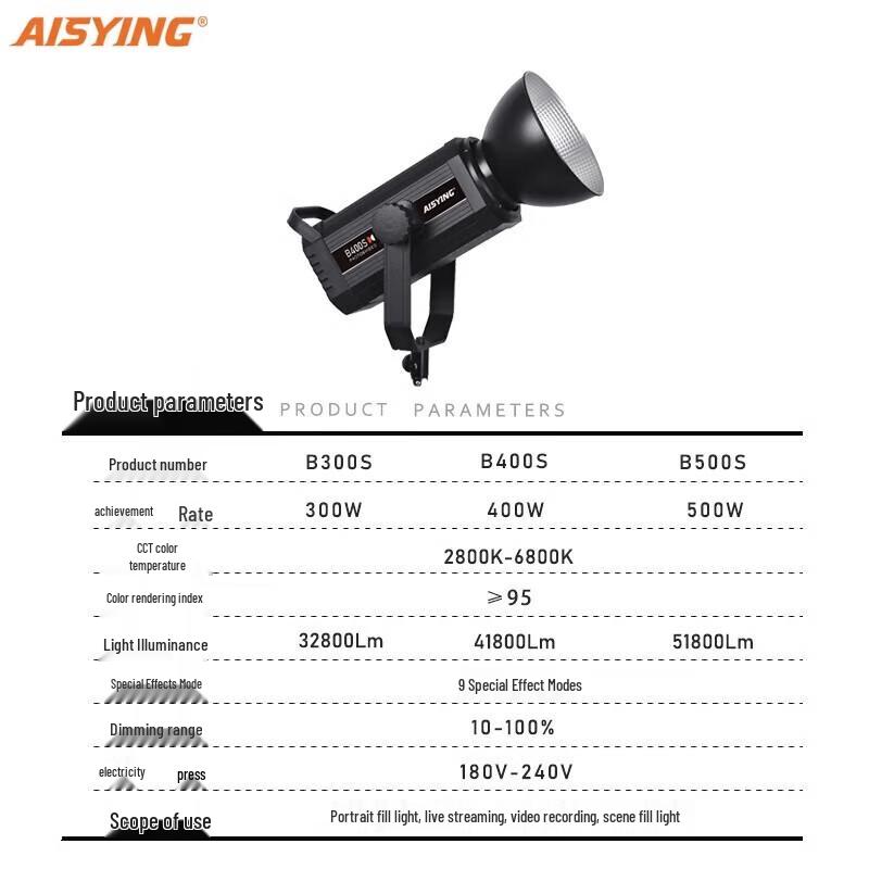 WOLFGANG B500S Bi-color LED Studio Light