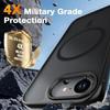 Magsafe Mag Safe iPhone 17 Air 17 E 16E 16 Pro Max 15 Plus 14 13 12 Mini 11 8 Se 2022 2020 için Mat Manyetik Telefon Kılıfı Ekran Koruyucu Telefon Kılıfı