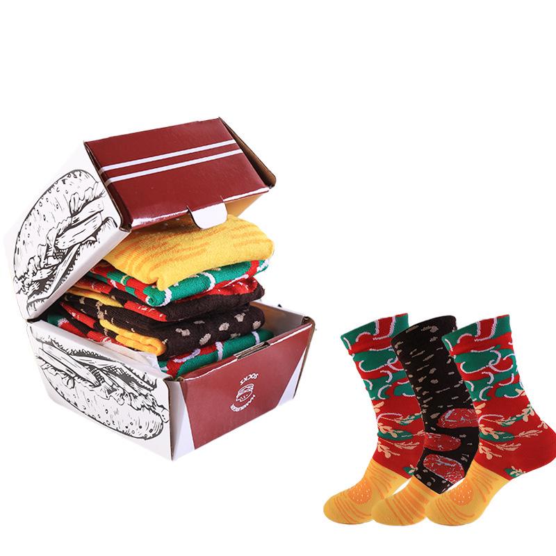 

Трендовые носки до середины икры с гамбургерами и пиццей - Милый, забавный европейский и американский рождественский дизайн для женщин. One Size (Food Style - New Sushi Socks)