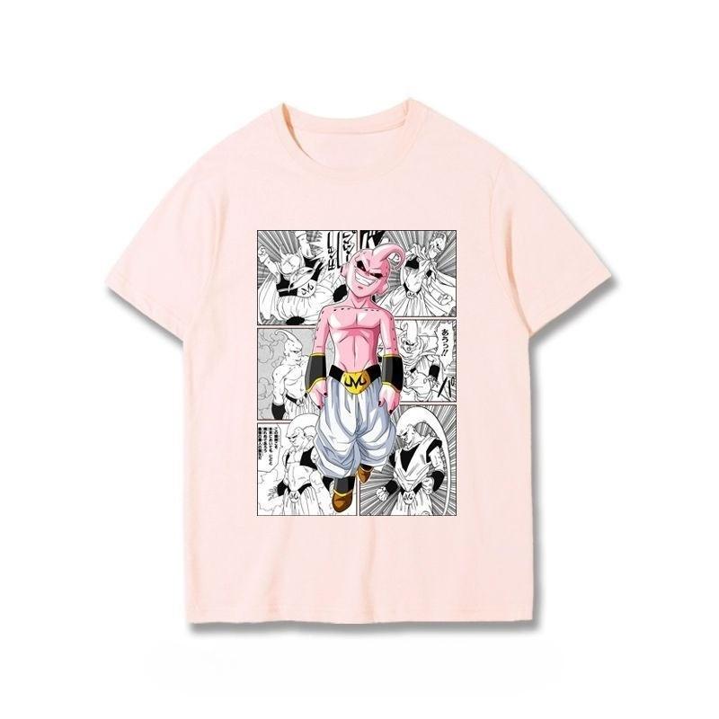Seven Dragon Ball Tshirt Magician Buou Uwantix Satan  Mr Joint Sleeve Summer Anime Peripheral Clothing Trend