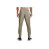 Under Armour Small Logo Print Elastic Waist Casual Straight Leg Pants Men Pants Khaki 1352028-037