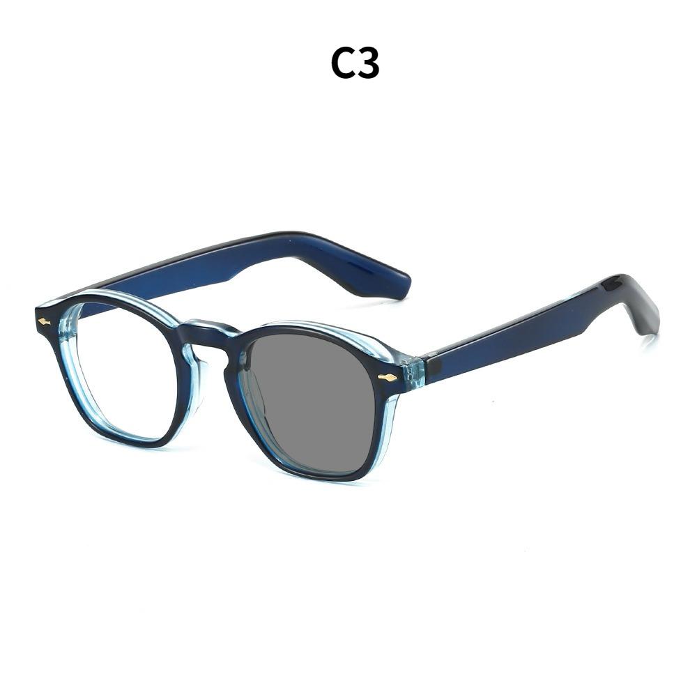 Women's Eyewear, Men's and Women's Fashion Square Photochromic Glasses
