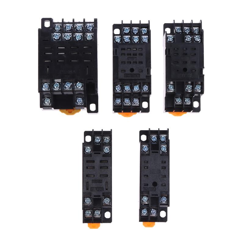 New PYF08A PYF11A PYF14A PTF08A PTF14A Relay Base Socket 8/11/14 Pin Mini Small Intermediate Relay Holder