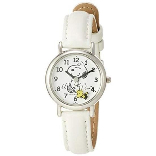 Citizen QQ Watch PEANUTS Snoopy P003-314 Ladies White