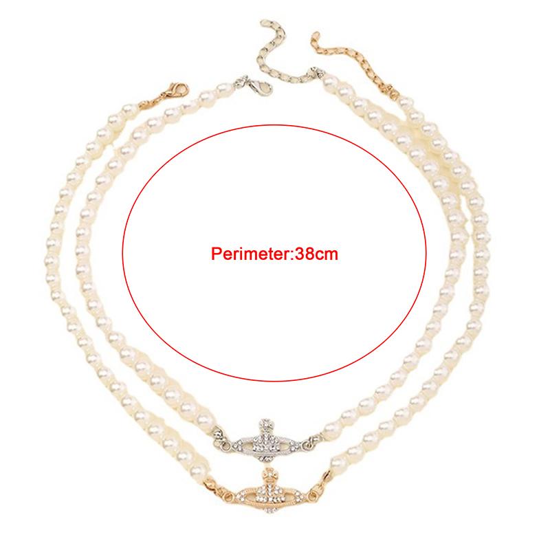 Necklace Vintage Women Saturn Necklace Pendant Jewelry