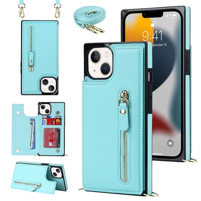 Geschikt voor Phone16 PRO telefoonhoesje met Apple rits, Guo13 crossbody telefoonhoesje, en damesmode lanyard beschermhoes