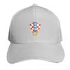 Croatia National Football Team Baseball Cap Breathable Mesh Back Adjustable Buckle Closure Moisture Wicking Quick Dry