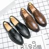British Business Social Shoes Men High Quality Brogue Leather Shoes Men Formal Leather For Men Comfy Casual Office Loafers Men