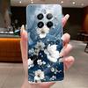 Case For Realme 12 Pro Plus 5G Pretty Flowers Butterfly Clear Soft Silicone TPU Cover For Realme12ProPlus 12 Pro Plus 5G Fundas