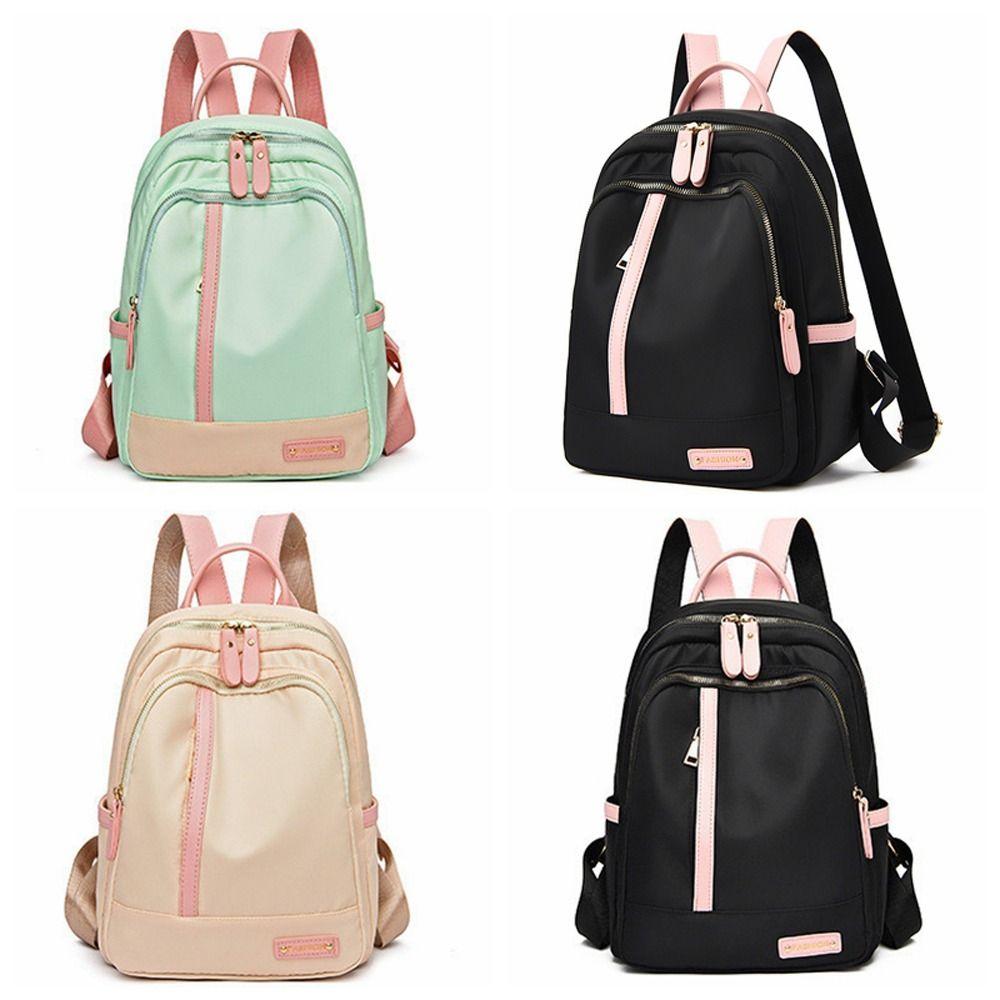 

Waterproof Girl School Bag Large Capacity Student Rucksack Fashion Women Backpack Travel Bags чорний