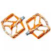 Wellgo B252 Flat Pedals Low Profile Design, Orange,WE3098