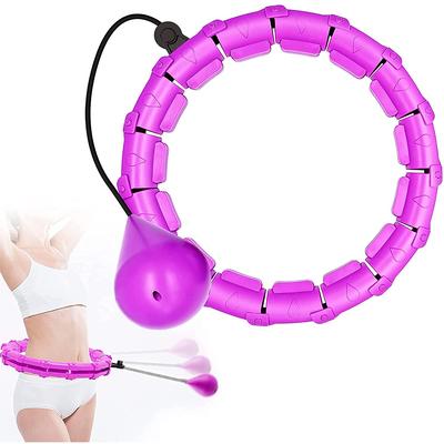 Cerchi sportivi intelligenti con pesi da 24 sezioni, addominali, vita sottile, esercizi, cerchi staccabili, massaggio, fitness, allenamento, perdita di peso