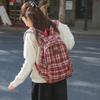 Zaino Scolastico a Quadri Borsa Scolastica Studente Universitario Femminile Zaino Leggero per Computer Nuovo Zaino Casual per Studente delle Medie Versatile Donna