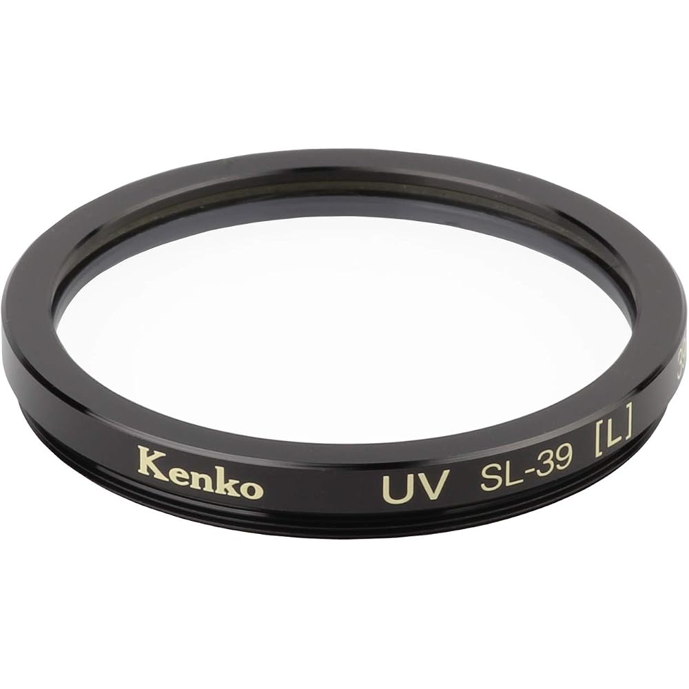 Kenko UV Lens Filter, Monocoated, UV Filter for Leica, 39mm (L), Black Frame, No Female Thread, for UV Absorption, 010464
