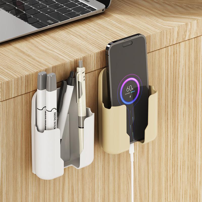 Uchwyt ścienny na telefon komórkowy Uniwersalny organizer do przechowywania telefonu komórkowego Pilot do telewizora Uchwyt wiszący do stacji ładującej