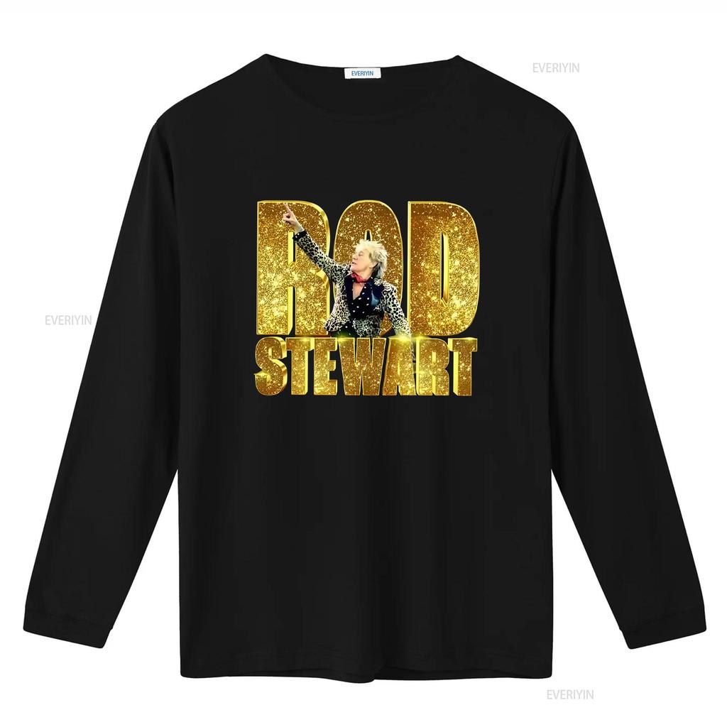 Nadir Rod Stewart 2025 Siyah Pamuklu Tüm Bedenler S 345xl Tişört Hrn168 Vintage Yıkanmış Yumuşak Tasarımcı Giyim Rahat Vintage