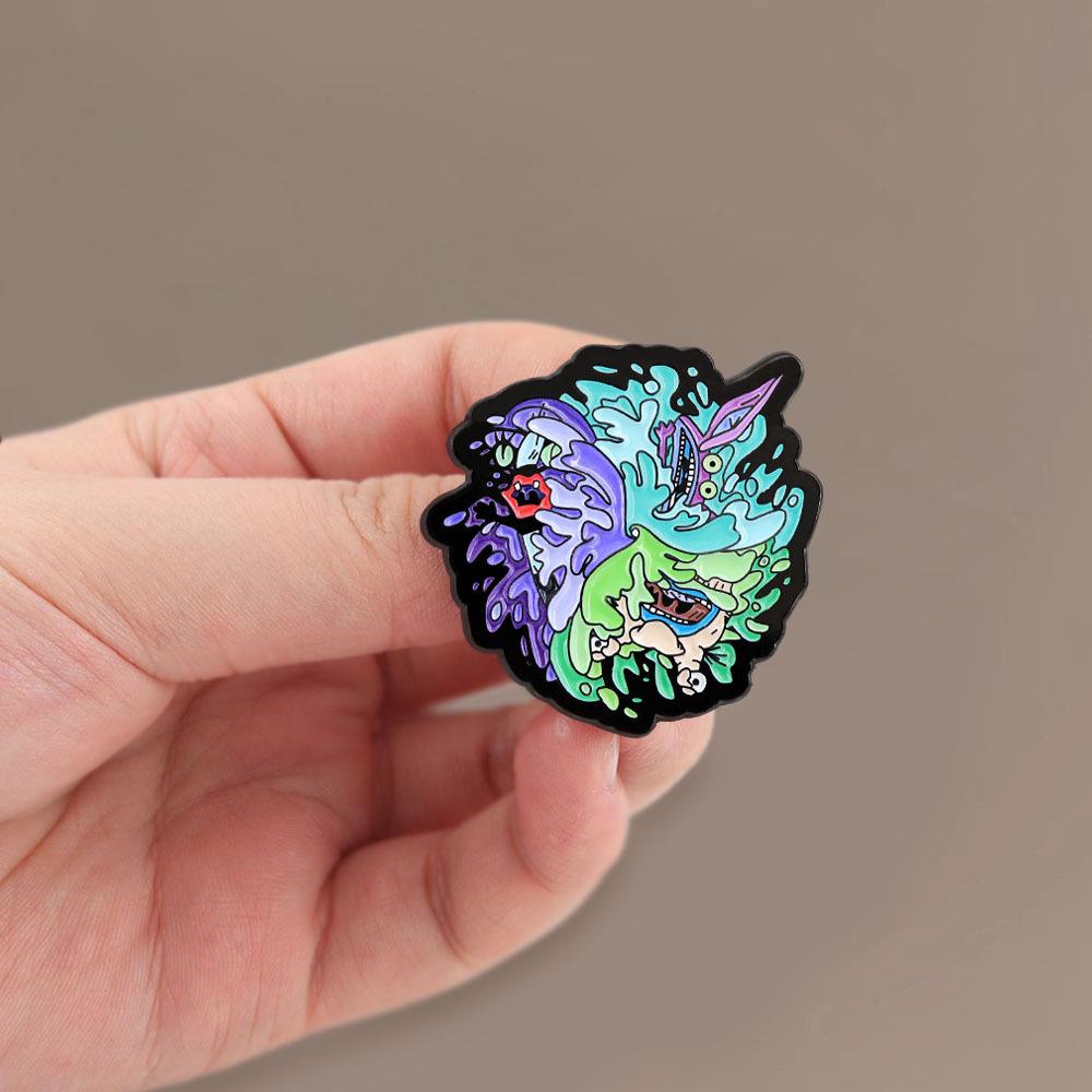 Krumm & Oblina Monster Enamel Pin - Mix-and-Match Animation Badge