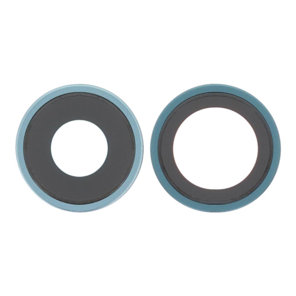 For iPhone 16/16 Plus 1 Set OEM Rear Camera Rim Lens Cover with Adhesive Sticker (Without Logo)