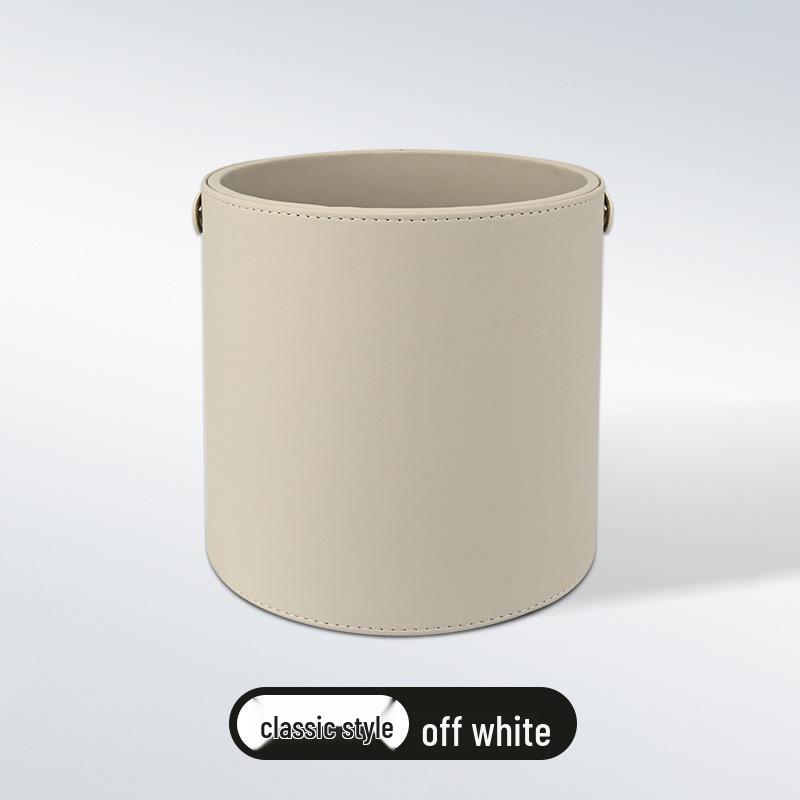 Leather Multifunctional Car Trash Can & Storage Bucket