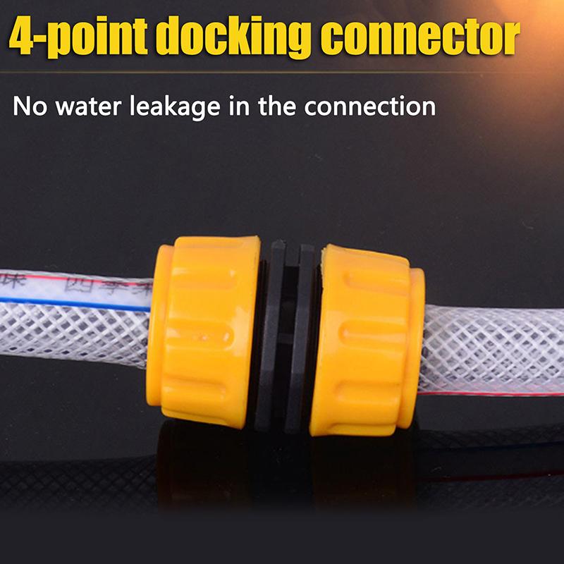 Garden Watering Hose Plastic Quick Connector Double Male Coupling Joint Adapter Extender